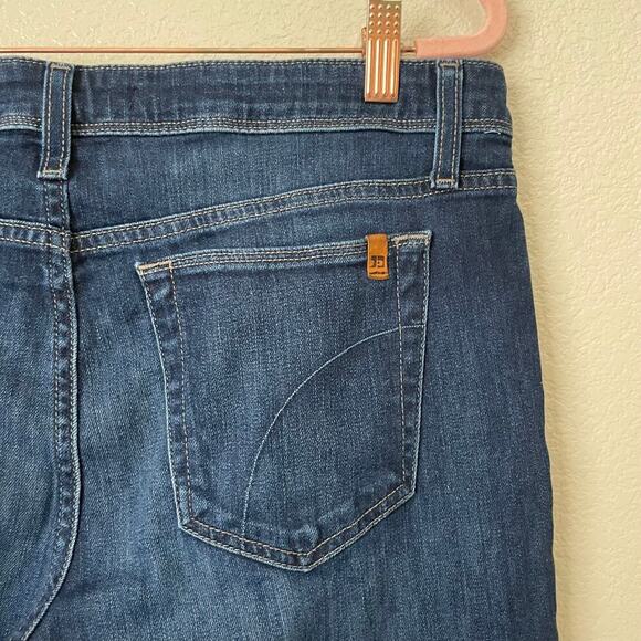 Joes Jeans Womens Size 31 Dark Blue Wilkins Icon Flare Denim Mid Rise Stretch‎ - Picture 6 of 12